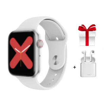 

2020 ECG Smartwatch W34 44mm W-Series34 Bluetooth Call Smart Watch Men Women Health Fitness Tracker for Iphone Android+Earphone