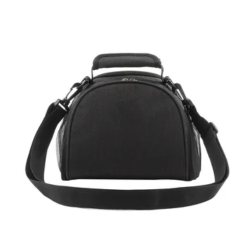 

Waterproof Solid School Wear Resistant Lunch Bag Oxford Cloth Thermal Adjustable Strap Zipper Fashion Carry Storage Shoulder