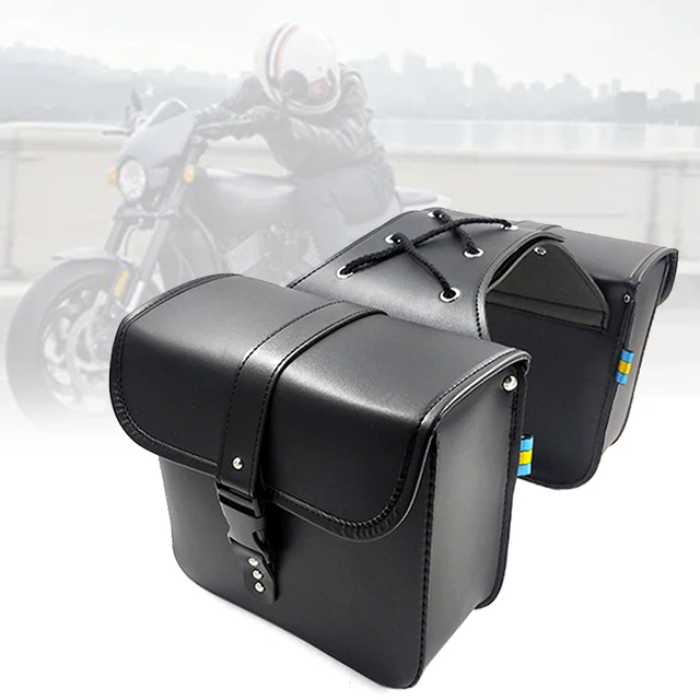 最新アイテム Moto rcycleバッグ革サドルバッグ2個をハーレースポーツスターxl 883 xl 1200サイドツールバッグ荷物alforjasパラmotoサ  spa-rumba.fr