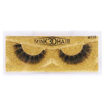 

New handmade color card 3d mink eyelashes Multi-layered MT series false eyelashes mink lashes