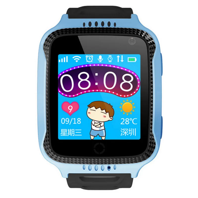 Зеленый Q529 Детские Смарт-часы IP67 глубокий Водонепроницаемый 2G sim-карта gps трекер SOS анти-потеря Смарт-часы для IOS Android Русская версия - Цвет: Зеленый