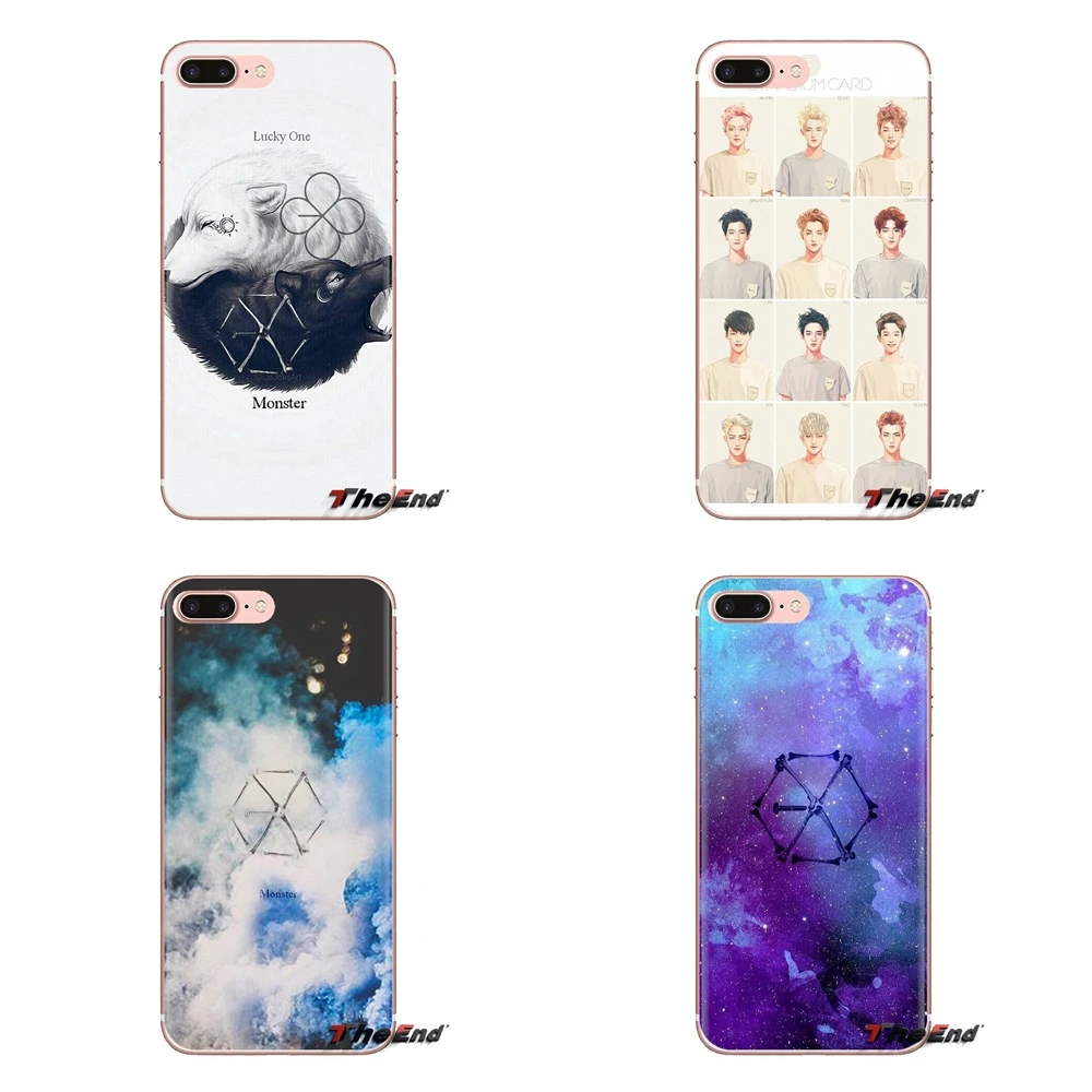 For LG G3 G4 Mini G5 G6 G7 Q6 Q7 Q8 Q9 V10 V20 V30 X Power 2 3 K10 K4 K8 2017 Transparent Soft Cover Exo comeback Lucky one Logo |