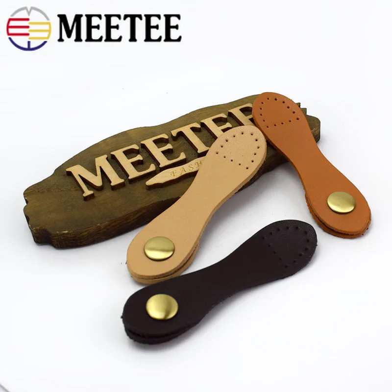 Meetee 5/10 шт. 9*2 5 см Пряжка из натуральной кожи кожа искусственная Лоскутная сумка