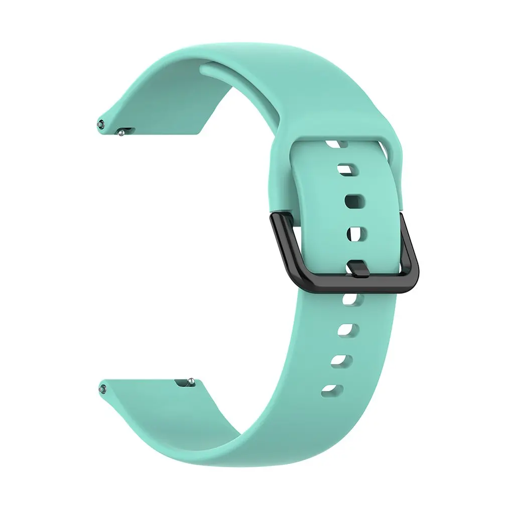 Мягкий силиконовый ремешок для часов samsung Galaxy Watch Active gear S2 спортивный водонепроницаемый женский мужской браслет R500 - Цвет: Rose pink