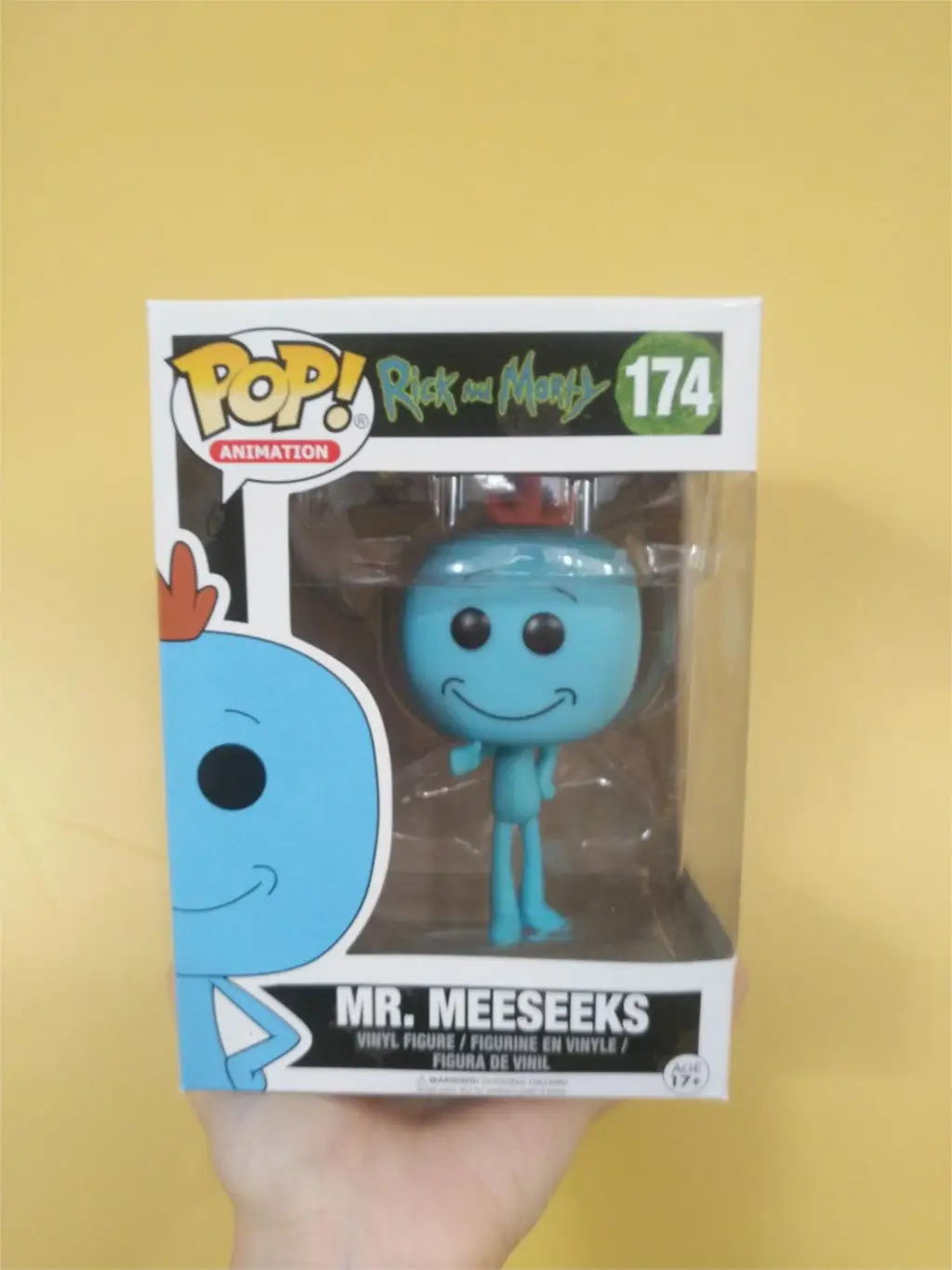 Funko Pop 10 см Рик и Морти 174 мистер мисикс Пикл виниловые куклы фигурка ПВХ игрушки - Цвет: with retail box