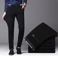 2019 Official Business Casual Suit Pants For Men Fashion Long Pants Male Cotton Solid Wedding Dress Slim Fit Plus Big Size 28-40 3