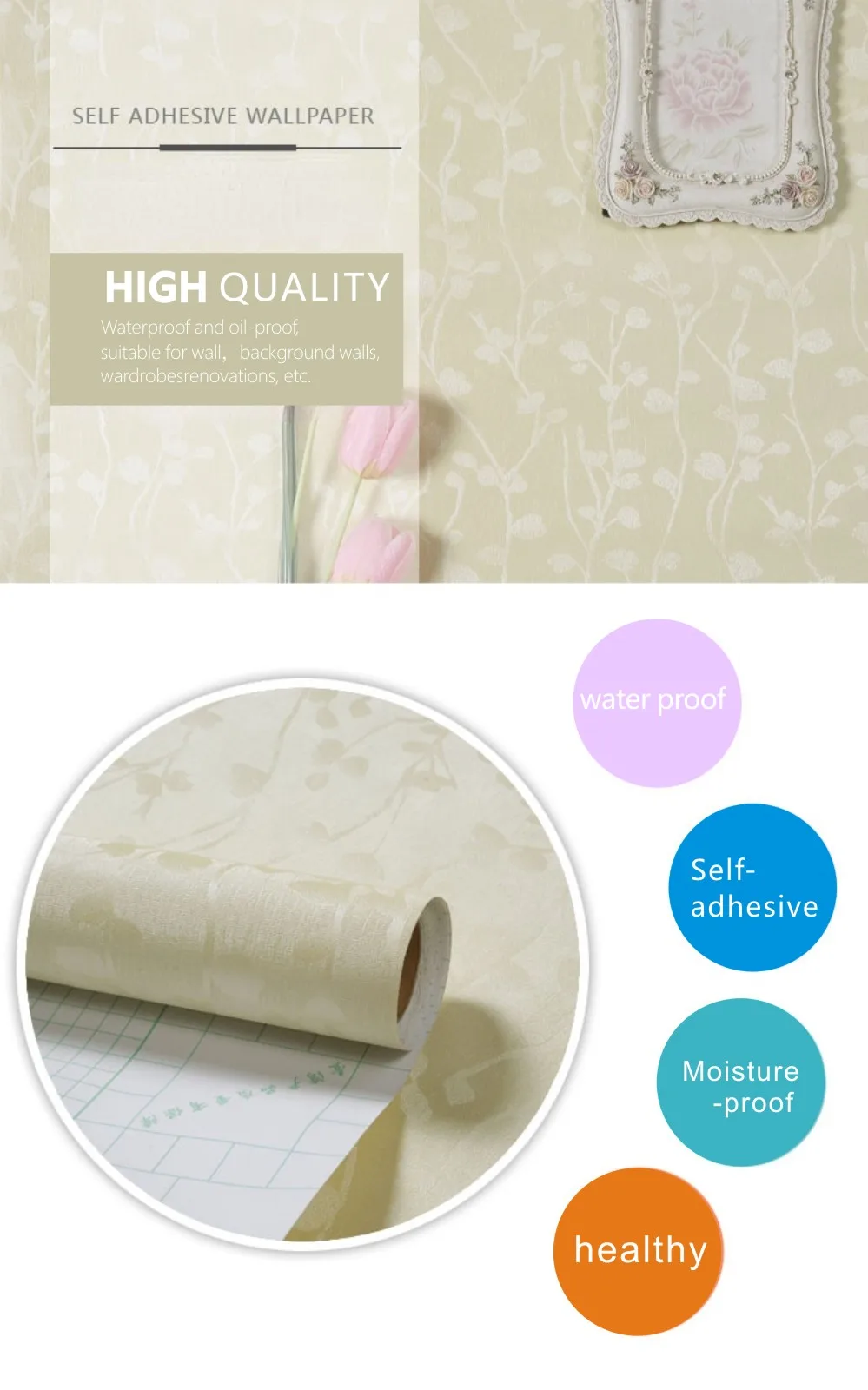 parede cor branca contato stripe papel de