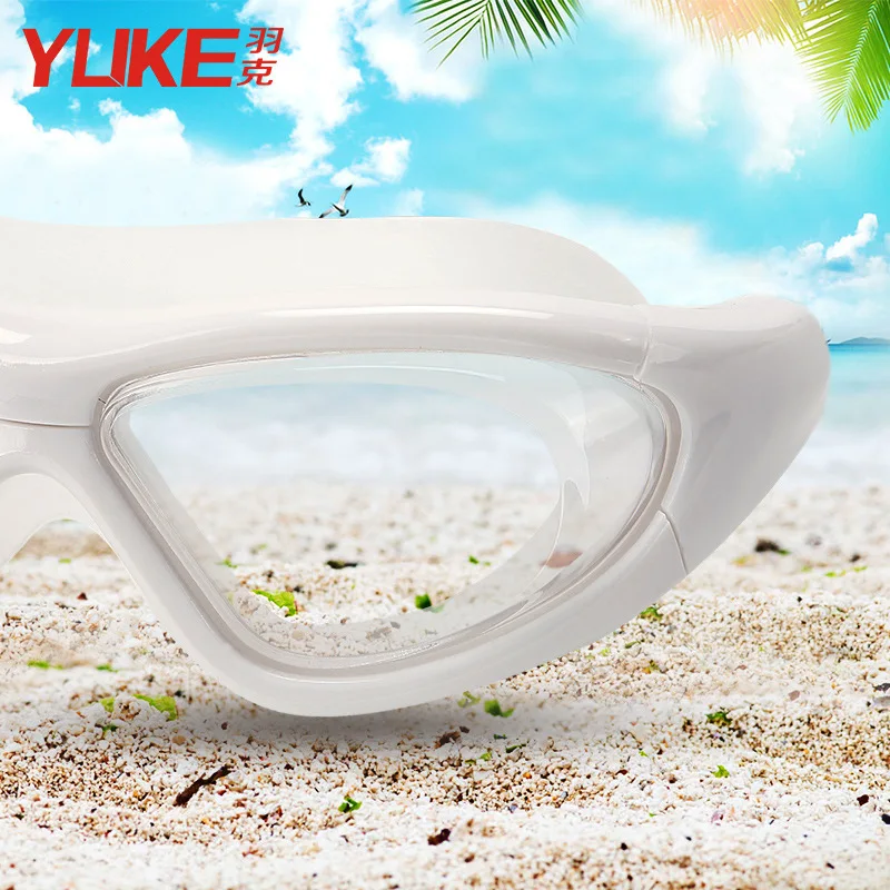 

Goggles Glasses Big Box High-definition Transparent Waterproof Anti-fog Swimming Women's Adult Men Myopia Swimming Goggles