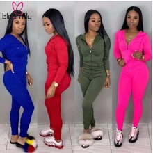 Куртки с капюшоном, комплект из 2 предметов, женская одежда на осень и зиму, топ и спортивные штаны, спортивный костюм, комплект из двух предметов, комплект одежды