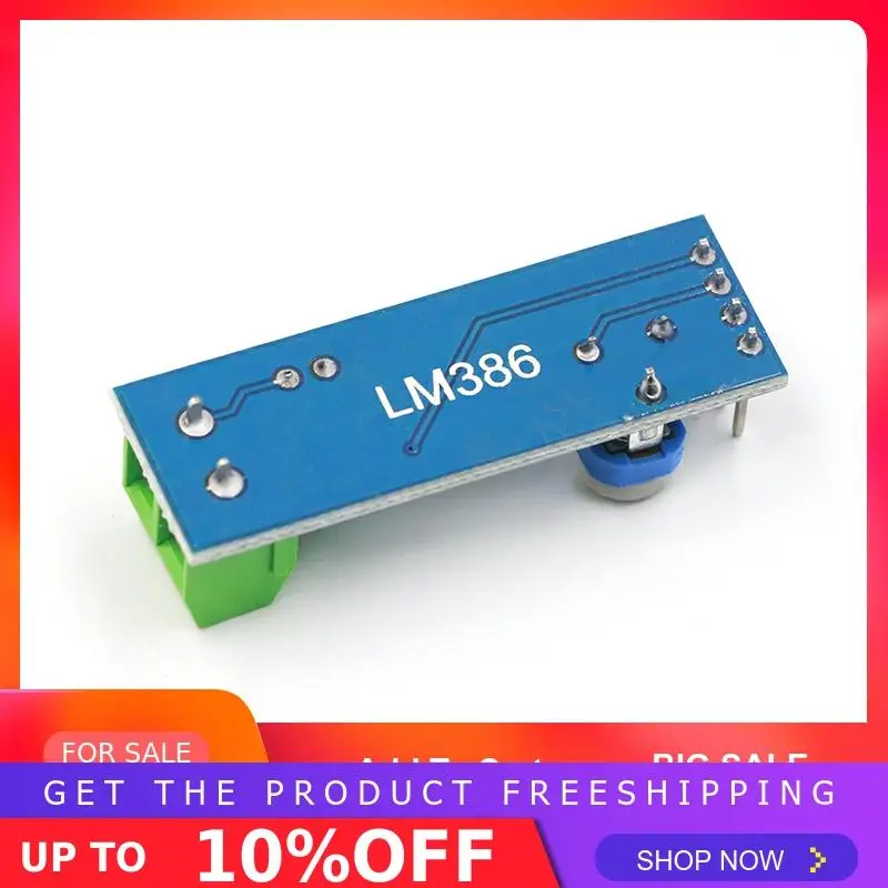 1 шт. LM386 аудио усилитель Модуль 200 раз 5 V-12 V Вход сопротивления 10K