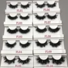 Mikiwi FL 20-22mm Makeup Mink Lashes 3D Fluffy Cruelty free Natural Mink Lashes Cross Volume False Eyelashes Eyelash Extension 2