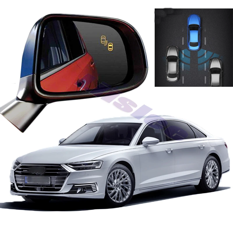 Автомобильный BSM BSD BSA для Audi A8 A8L D5 2018 2019 2020 радар предупреждение безопасность