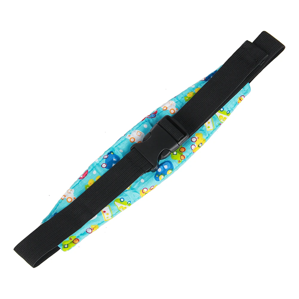 New Child Car Safety Seat Head Fixing Auxiliary Cotton Belt Pram Secure Strap Doze Band for Baby Pram Child Safety Seat