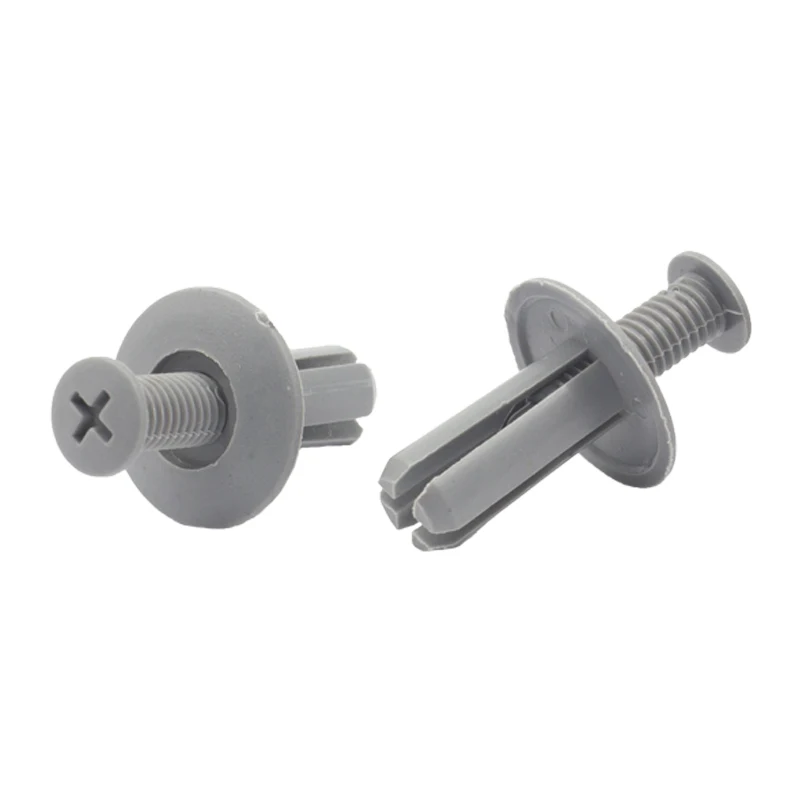 

8mm Hole Auto Plastic Screw Push-Type Big Cover Expanding Rivet Panels Trim Retainer Fasteners Clips Universal (Fit Size)