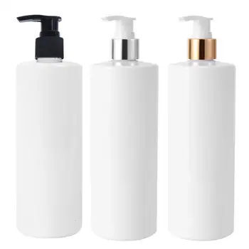 

3pcs Soap Dispenser Bottle Bathroom Shampoo Bottle Large-Capacity Press Type Lotion Soap Empty Bottle 500ML (Lid Color Random)