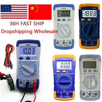 Handheld Digital Multimeter LCD Backlight Portable AC/DC Ammeter Voltmeter Ohm Voltage Tester Meter Multimetro Measurement portable digital hardness tester meter handheld lx d y shore durometer