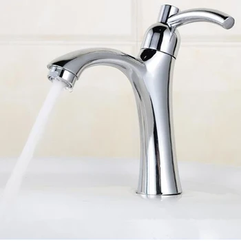 

Basin Sink Copper Faucet Cold Water Tap Bathroom Kitchen Supplies Single Handle Faucet 17cm Fixture For Cold Water, Classic Cold