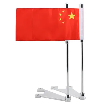 

1 Pair Motorcycle Luggage Rack Vertical Flag Pole Chrome Mast Chinese Flag For Harley Touring FLHTCU FLHT FLHX FLTR