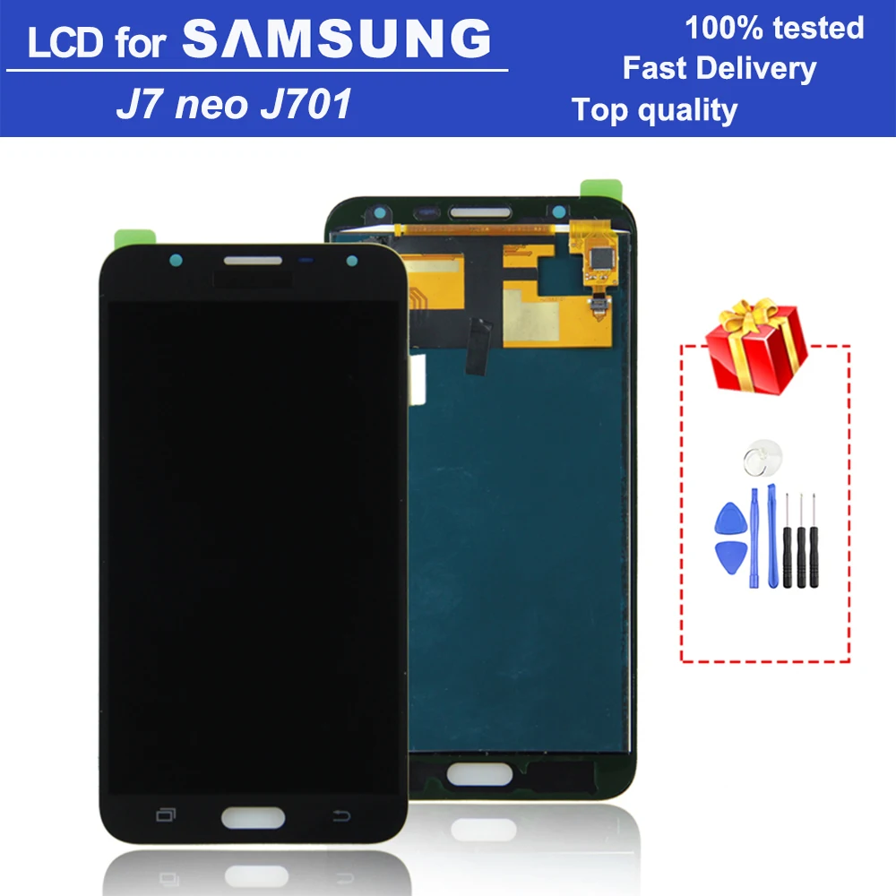 

5.5" AAA TFT quality J7 Neo J701 LCD monitor for Samsung Galaxy J7 Neo J701 j701f J701M J701MT LCD digital touch screen assembly
