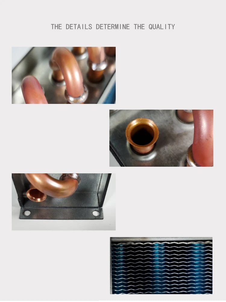 Small condenser radiator refrigerator freezer with fan aluminum fin 2*5*120 condenser 120mm fan 27W 220V