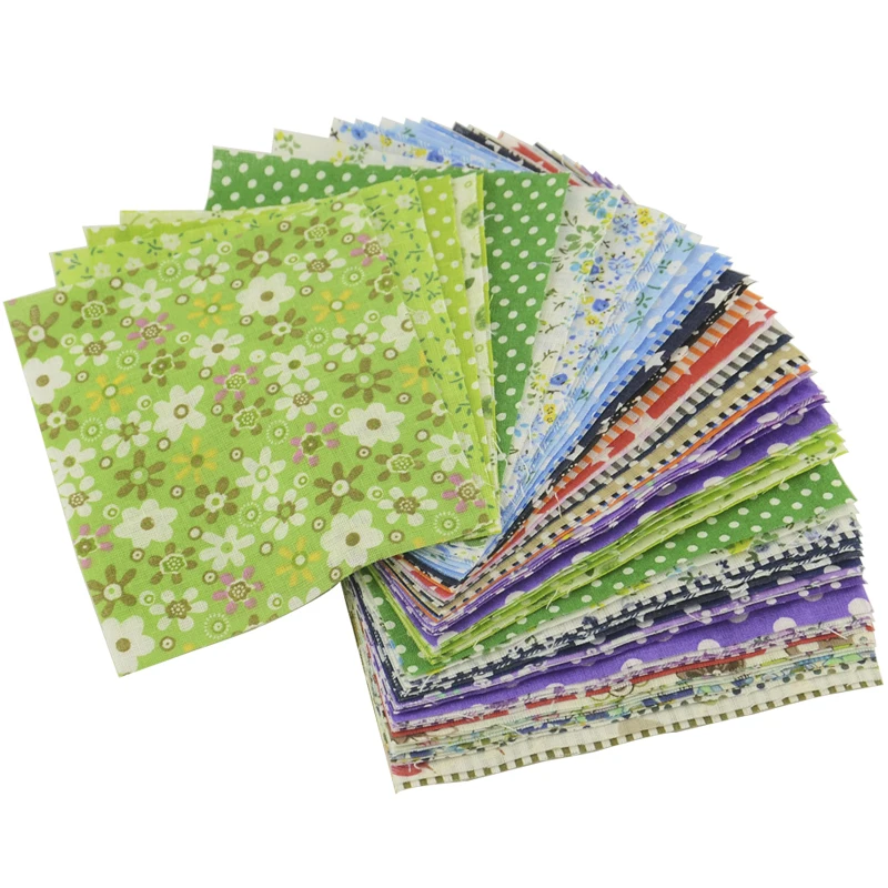 Cotton Fabric 30 Pcs/lot 10cmx10cm Color Random Charm Packs No Repeat Design For Sewing cotton craft fabric cotton fabric craft fabric fabric material