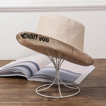 Летняя женская и мужская Складная Панама, Женская Уличная Повседневная солнцезащитная Кепка с буквенным принтом, мужские солнцезащитные шляпы