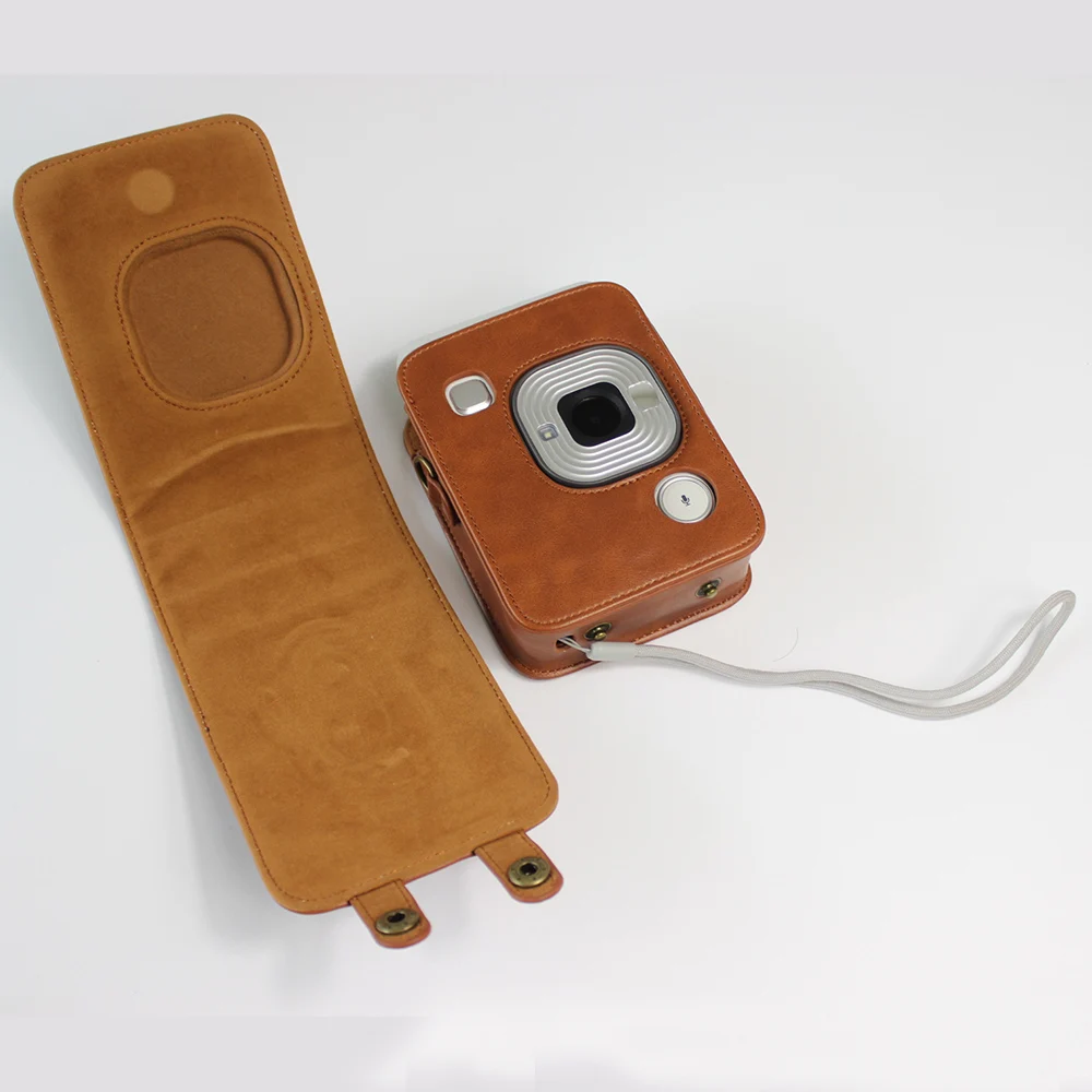 Портативный PU кожаный чехол сумка для камеры Fuji Instax Mini LiPlay фотография Поляроида с