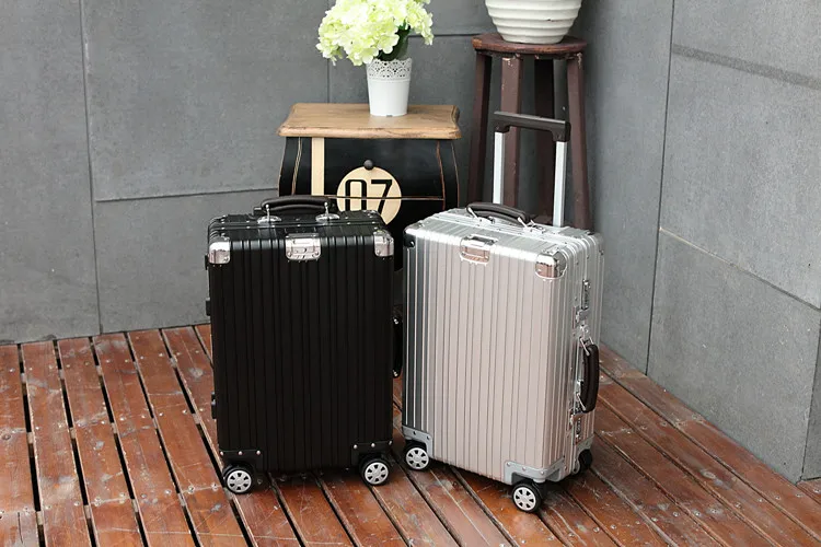 Алюминиевый сплав Материал багаж на колёсиках, 2" 24" 2" 28" дюймов, ударопрочный чемодан для грузовиков, замок на колесиках