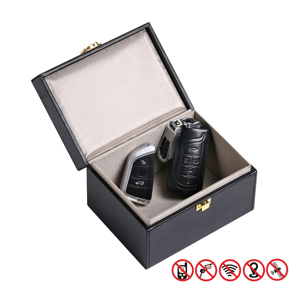 Keyless Car Key Signal Blocker Box Faraday Box Anti Theft Safety Boxes