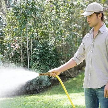 

Garden Hose Nozzle Irrigation Spray Gun Adjustable Brass Sprinkler 1/2 Garden Hose Sprinkler System Car Wash Watering Gun
