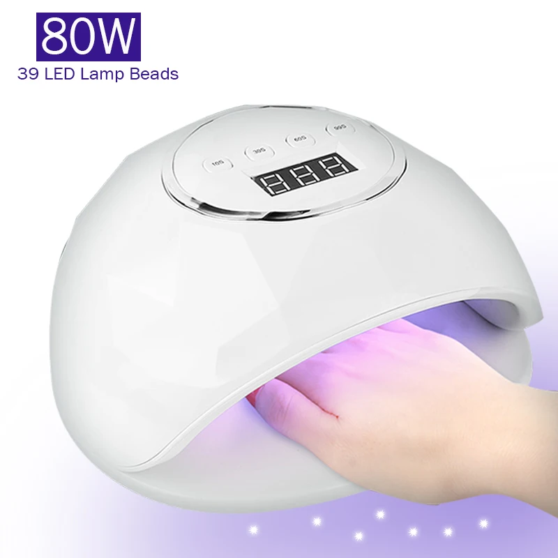 Nail Dryer 39 Led Uv Nail Lamp For Nails Drying Manicure With Gel
