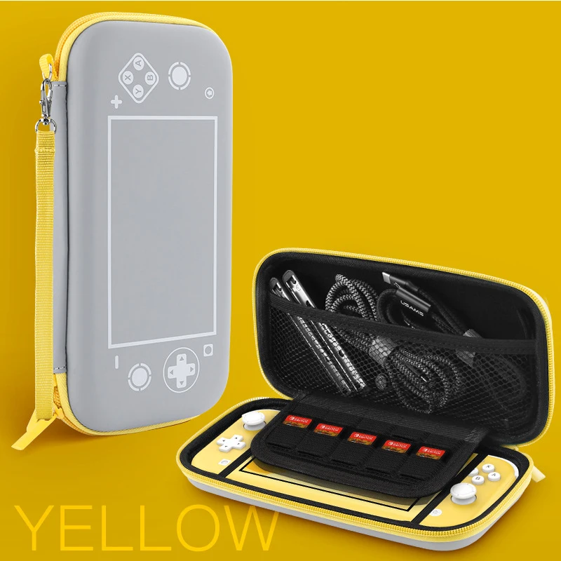 Портативная Защитная сумка для переноски жесткой оболочки Чехол сумка для переключателя Lite сумка для хранения для переключателя Мини Lite аксессуары - Цвет: Yellow