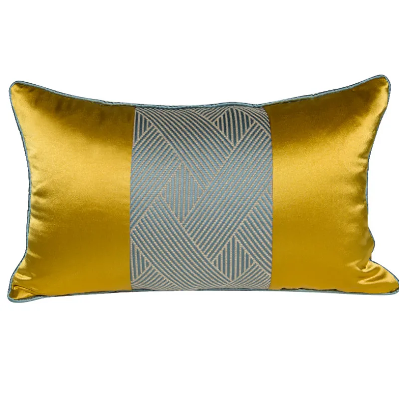 Gold Pillows Waist Cushion Case, Capa Decorativa