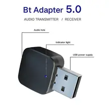 KN324 BT 5,0 автомобильный Bluetooth передатчик приемник с 3,5 мм аудио кабель беспроводной аудио адаптер для ТВ CD плеер телефон планшет