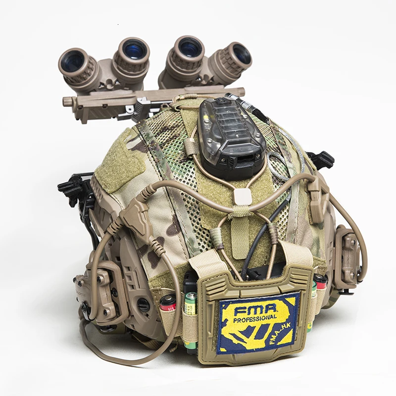 Fma Тактический Мультикам шлем крышка страйкбол Пейнтбол Wargame gear CS шлем Quick Cover airsoftgun аксессуары bk/de/mc Tb1345