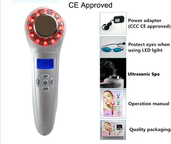 

Elitzia ETKD3030 Ultrasonic Vibration massage red green blue colour Supersonic Light Spa