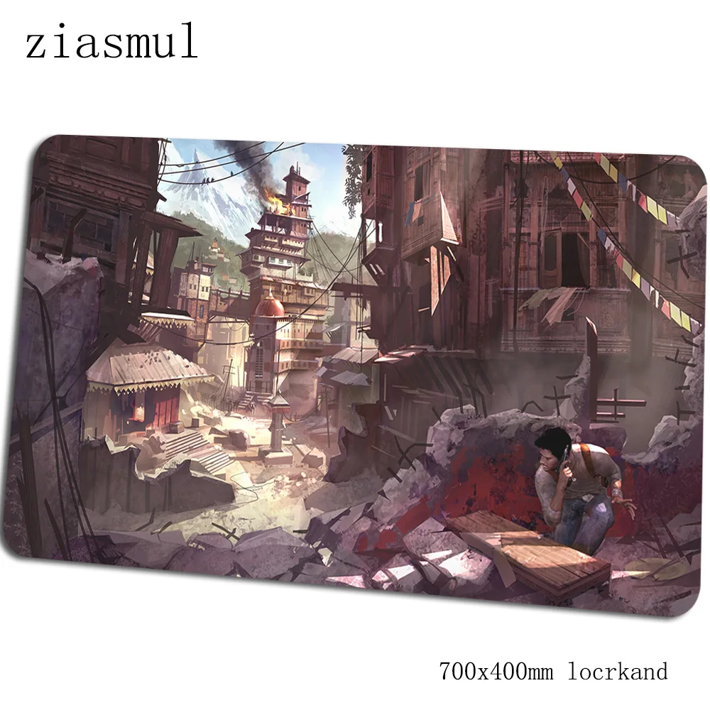 Uncharted 700x400x3 мм игровой коврик для мыши 3d коврик для геймера красочный компьютерный стол Клавиатура со встроенной мышью HD шаблон подарки большие игровые коврики - Цвет: Size 700x400x3mm
