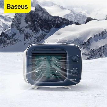 

Baseus Portable Air Conditioner 3 Speed USB Fan Mini Air Cooler For Home Office Humidifier Purifier Desk Fan