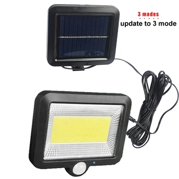 

100 LED Solar Light split panel Security Outdoor Lighting Waterproof Garden wall streetsolar Lamp Pathway floodlight home indoor