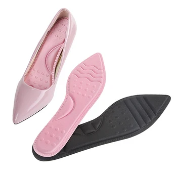

1 Pair 3D Support Breathable Cushion Massage Soft Comfortable Shoe Pink Black Pads Women High Heels Insole Orthotic Shoes Pad