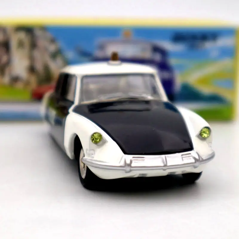 1:43 Atlas Dinky Toys 501 Citroen DS 19 Police Car Models Diecast Collection