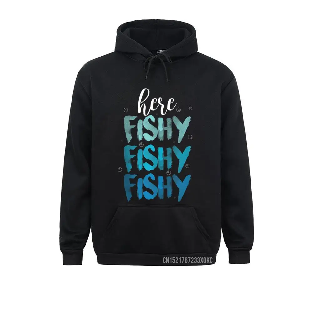 

Funny Fishin Here Fishy Love Winter Lake Gift 2021 Outdoor Sweatshirts Mens Hoodies Long Sleeve Lovers Day Normcore Sportswears