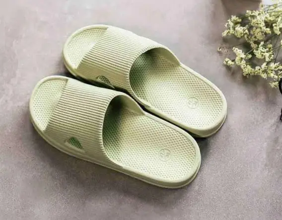 Green 250 Xiaomi One Cloud/летние шлепанцы; Мягкие Шлепанцы; женские мужские сандалии; Повседневная обувь для купания; домашние тапочки без застежки - Цвет: Green 250