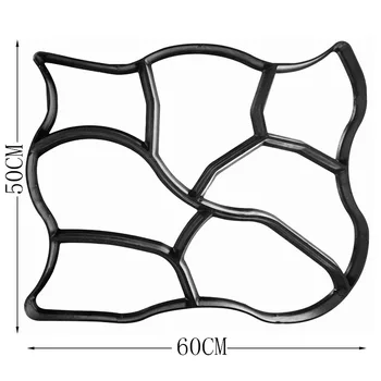 

Mold Garden Decoration Manually Paving Cement Brick Concrete Molds DIY Plastic Path Maker Mold Garden Stone Road