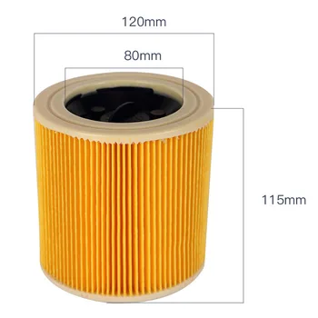 

New Replacement Filter Hot Handheld Cordless Vacuum Cleaner Cartridge Filter For Karcher Wet Dry Hoover A2054 WD3.200 WD3.300