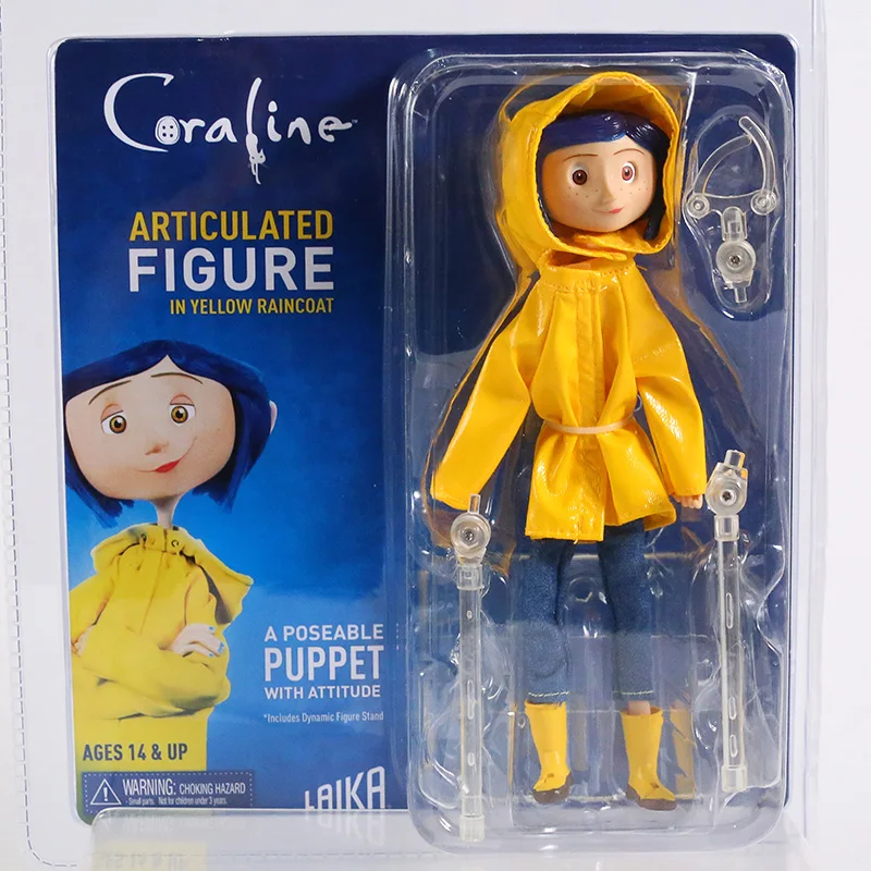 【NECA】新品 Coraline コラライン アーティキュレート フィギュア Coraline in Star Sweater Articulated Figure by Neca | eBay