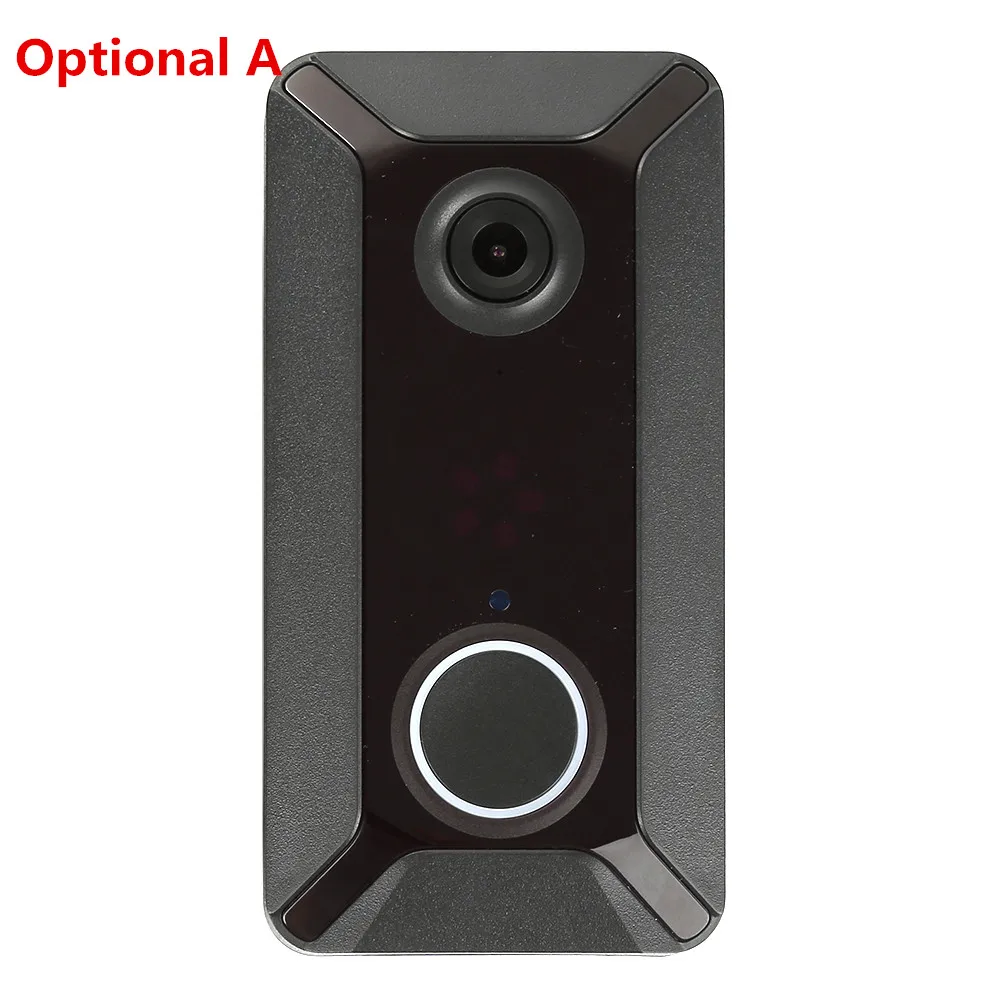 OUSU V6 HD 720P видео дверной звонок беспроводной WiFi умный дверной звонок Водонепроницаемый IP дверной звонок визуальный домофон для домашней камеры безопасности - Цвет: optional B