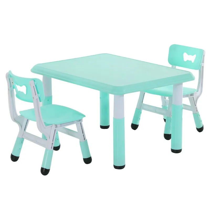 

Children's Desks And Chairs Set, Kindergarten Home Plastic Game Table, Dining Table, Painting Table, Lifting Baby's Writing Tabl