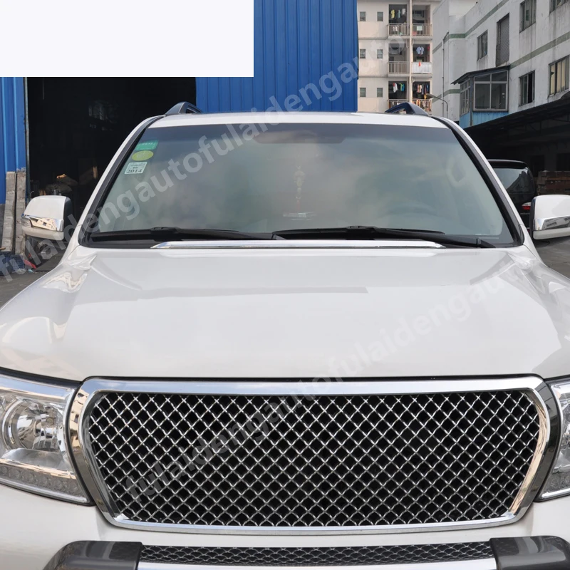 Для Toyota Land Cruiser LC200 2012- ABS Хром Передняя капот двигателя литья отделка декоративные стильные полоски на авто