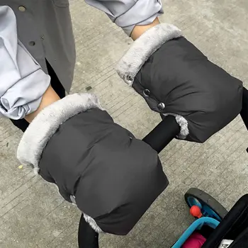 

Outdoor Winter Warm Stroller Gloves Pushchair Hand Muff Waterproof Pram Accessory Mittens Baby Buggy Clutch Cart Thick Gloves